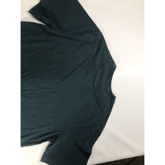 Duluth Trading T Shirt Short Sleeve Long Tail T Green Size M - Picture 7 of 7